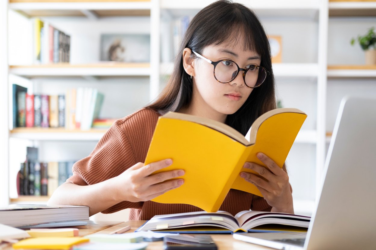 Education Online Learning or Self Study Concept.